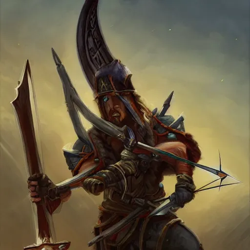 Image similar to longbow arrow, longbow arrow, longbow arrow, longbow arrow, arrowed longbow, crossbow arrow, warcraft blizzard weapon art, weapon art masterpiece artstation. fantasy digital art, fantasy style art, fantasy hearthstone art style, fantasy game art by greg rutkowski, fantasy rpg weapon art