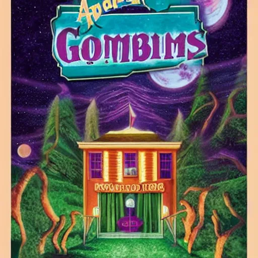 Prompt: a goosebumps book cover