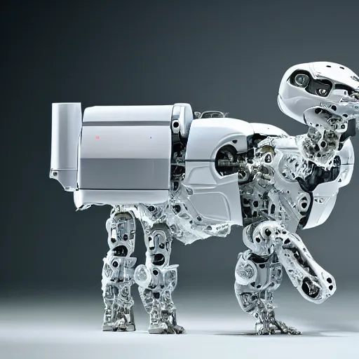 Image similar to photo of cybermorphic robotic animal