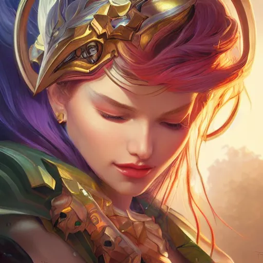 Image similar to perfectly - centered - portrait of league of legends, intricate, highly detailed, digital painting, artstation, concept art, smooth, sharp focus, illustration, unreal engine 5, 8 k, art by artgerm and greg rutkowski and alphonse mucha