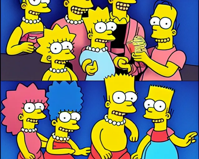 The Simpsons if it was made by Toshio sSaeki | Stable Diffusion | OpenArt