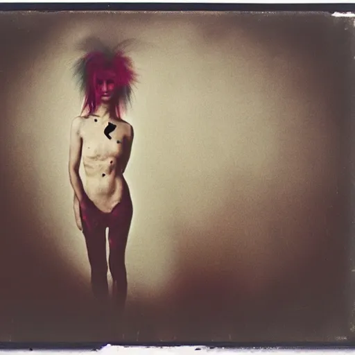 Image similar to kodak portra 4 0 0, wetplate, photo of a surreal artsy dream scene, horror, animal, carneval, grotesque, photographed by paolo roversi style