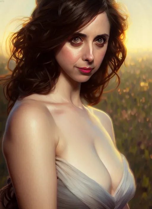 Image similar to ultra realistic illustration, handsome alison brie. realistic intricate, elegant, highly detailed, digital painting, artstation, concept art, smooth, sharp focus, illustration, art by artgerm and greg rutkowski and alphonse mucha and wlop