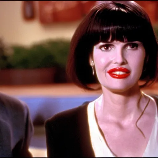 Image similar to stillframe of Pulp Fiction 2 staring a Geena Davis