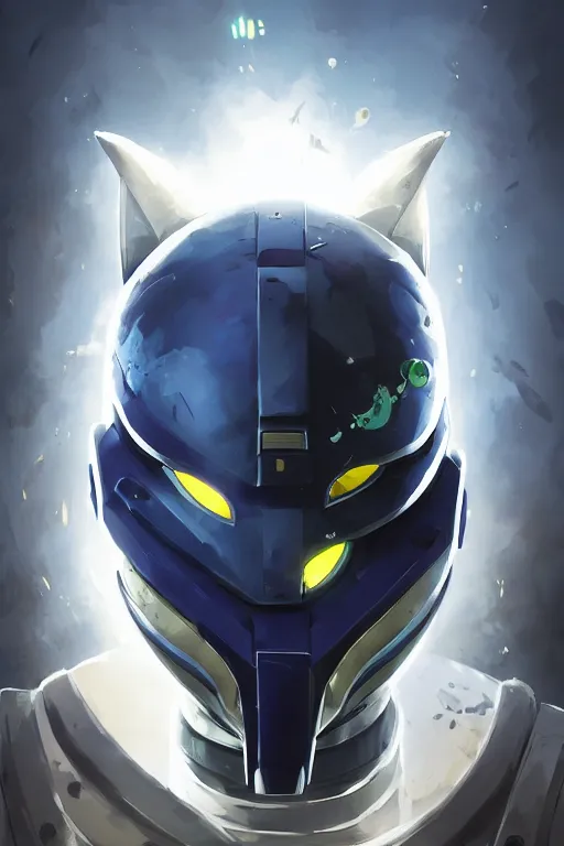 Image similar to epic mask helmet robot ninja portrait stylized as fornite style game design fanart by concept artist gervasio canda, behance hd by jesper ejsing, by rhads, makoto shinkai and lois van baarle, ilya kuvshinov, rossdraws global illumination radiating a glowing aura global illumination ray tracing hdr render in unreal engine 5