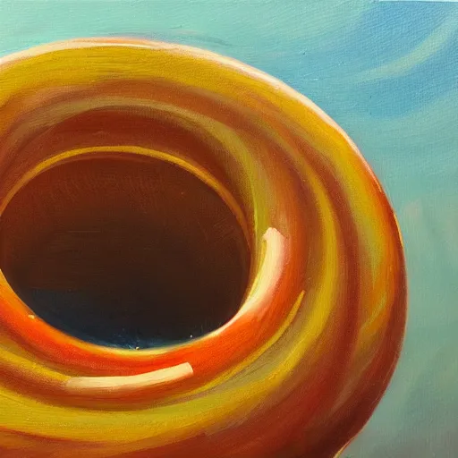 Prompt: detailed oil painting of a torus shape