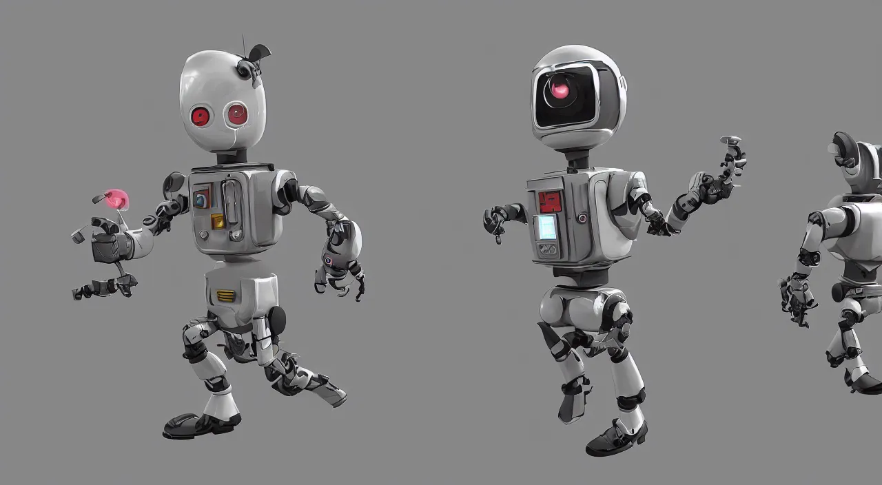 Image similar to mini flying detective robot in 1 9 8 0 s retro - futuristic style with no legs and no arms / realistic render, unreal engine