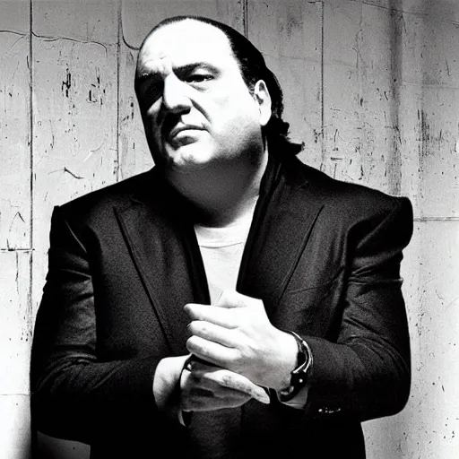 Image similar to tony soprano designed by warhol