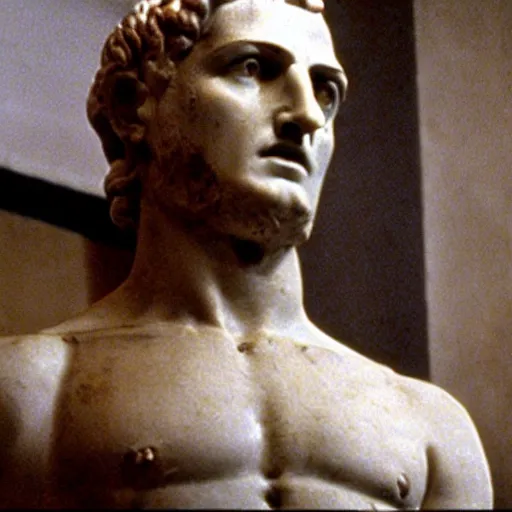 Image similar to greek statue of Roman Emperor in American Psycho (1999)