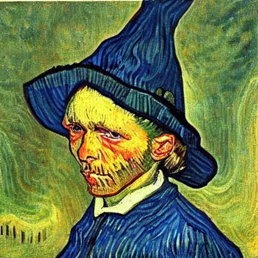 Prompt: witches painted by van gogh, art, oil painting, detailed