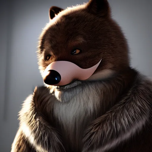 Prompt: furry neckbeard from reddit foxy, 4 k, cinematic photography