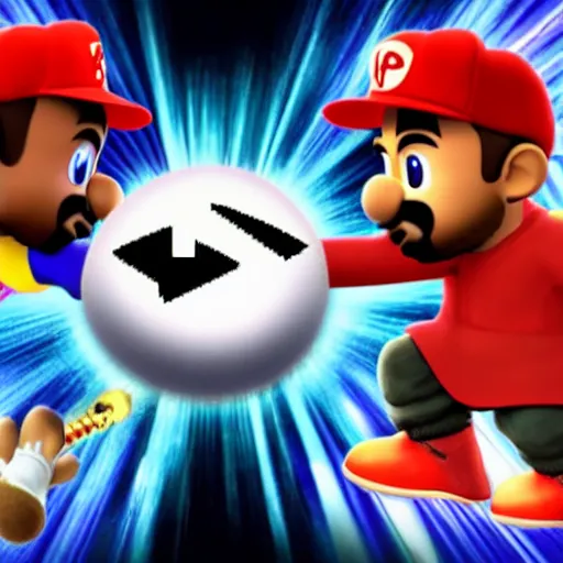 Prompt: kanye west super smash bros reveal