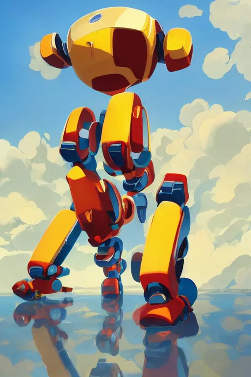 Image similar to metabots medabots medarotto medarot robot minimalist comics, behance hd by jesper ejsing, by rhads, makoto shinkai and lois van baarle, ilya kuvshinov, rossdraws global illumination ray tracing hdr radiating a glowing aura