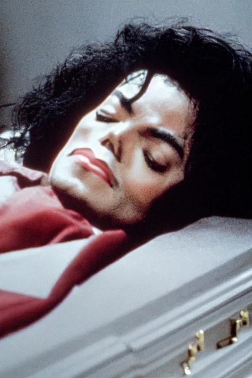 film still of michael jackson asleep within a coffin, | Stable ...