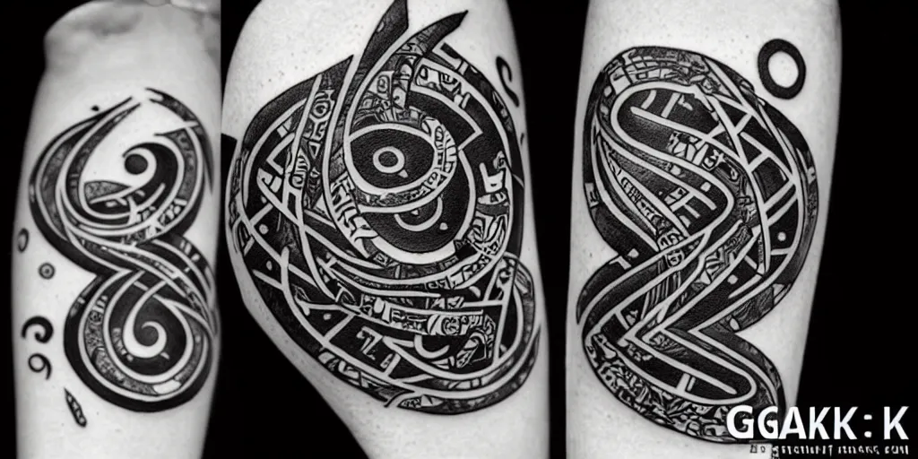 Arabic Calligraphy tattoo by Kat at Pharoah tattoo studio in Kelowna (2 yrs  old). Designed by Josh Berer (calligrapher). : r/tattoos