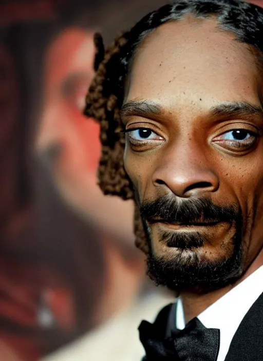 Image similar to Snoop dogg frodo baggins,red eye