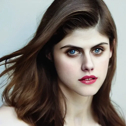 Prompt: alexandra daddario portrait picture photography