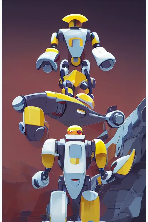 Image similar to metabots medabots medarotto medarot robot minimalist comics, behance hd by jesper ejsing, by rhads, makoto shinkai and lois van baarle, ilya kuvshinov, rossdraws global illumination ray tracing hdr radiating a glowing aura