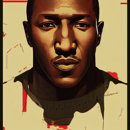 Prompt: mahershala ali portrait as manga character, realistic shaded perfect face, fine details. anime. realistic shaded lighting poster by ilya kuvshinov katsuhiro otomo ghost - in - the - shell, magali villeneuve, artgerm, jeremy lipkin and michael garmash and rob rey