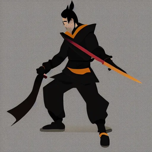 Image similar to yasuo vector, icon, high res, colour, svg