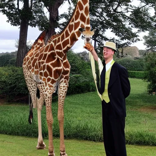 Image similar to giraffe butler