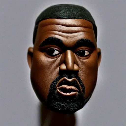 Prompt: kanye made out of polymer clay detailed sculpture trending on artstation