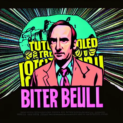 Image similar to better call saul psychedelic mushrooms