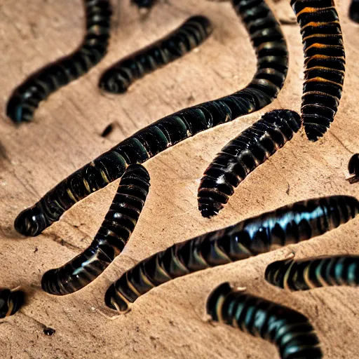Prompt: child happily throwing millipedes at each other, photography, highly detailed, high quality, 8 k, soft lighting,