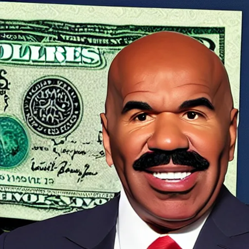 Image similar to Steve harvey on a dollar bill