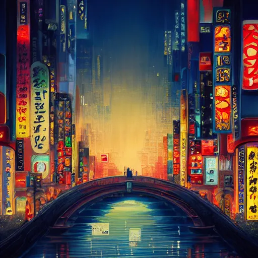 Prompt: Beautiful Photo art of Tokyo, Japan, magical summer, trending on artstation, 50mm, by Noah Bradley