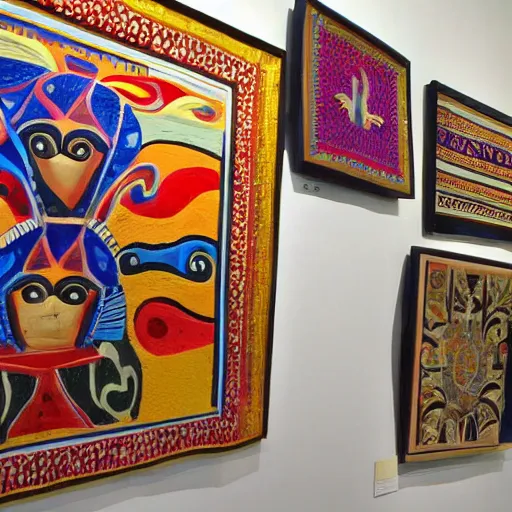 Image similar to peruvian art exhibition