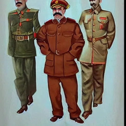 Image similar to stalin in arabic clothes