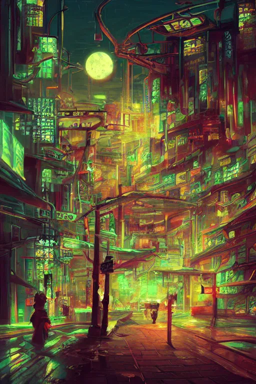 Image similar to digital painting, trending on pixiv, cyberworld, 2 0 0 0 s, retro, intricate scenery, y 2 k, unknown