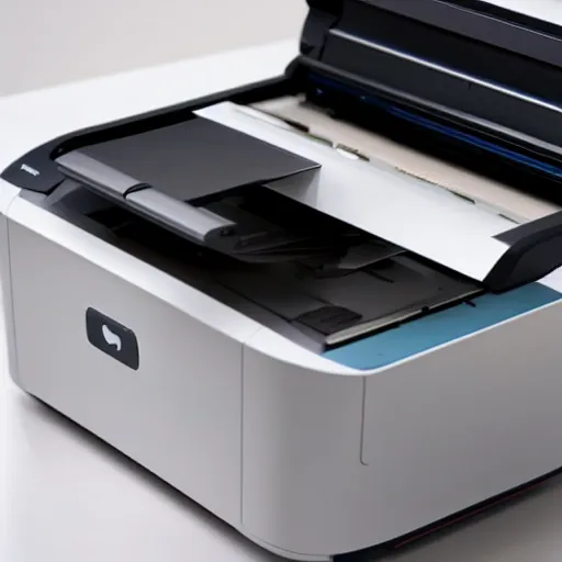 Prompt: printer designed by apple