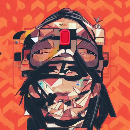 Prompt: Supreme x Bape x Chrono Trigger profile picture by Sachin Teng, asymmetrical, Organic Painting ,geometric shapes, hard edges, energetic, graffiti, street art:2 by Sachin Teng:4