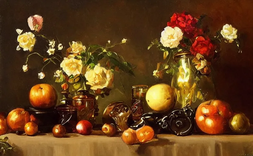 Image similar to Alchemy amazing still life composition. By Konstantin Razumov, chiaroscuro, highly detailded