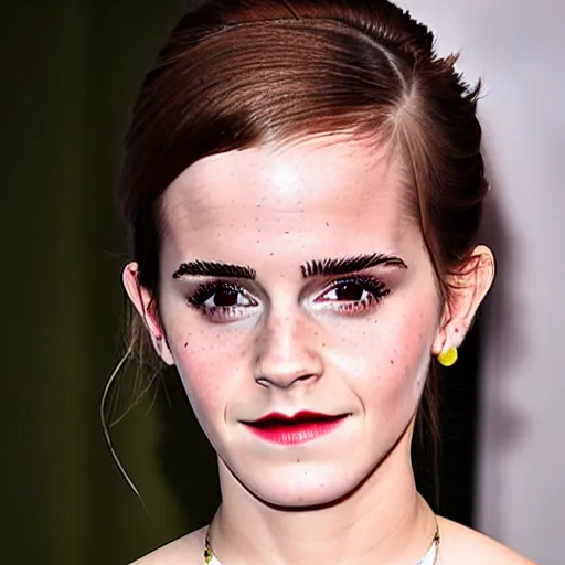 Image similar to emma watson dressed up as casper the friendly ghost in the style of pixar