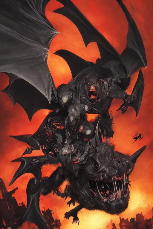 Image similar to bat out of hell by feng zhu