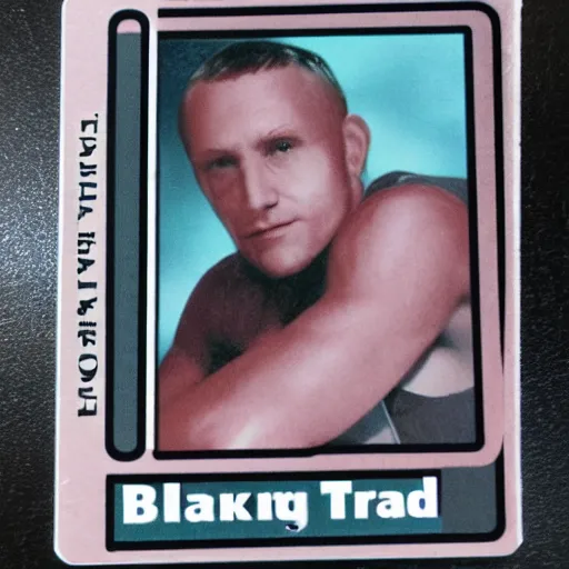 Prompt: blank trading card