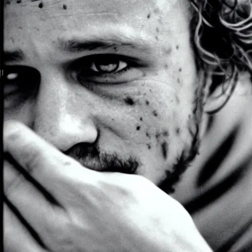 Image similar to heath ledger photographed by larry clark