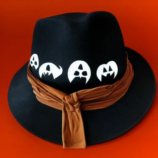 Image similar to wicher hat, spooky style