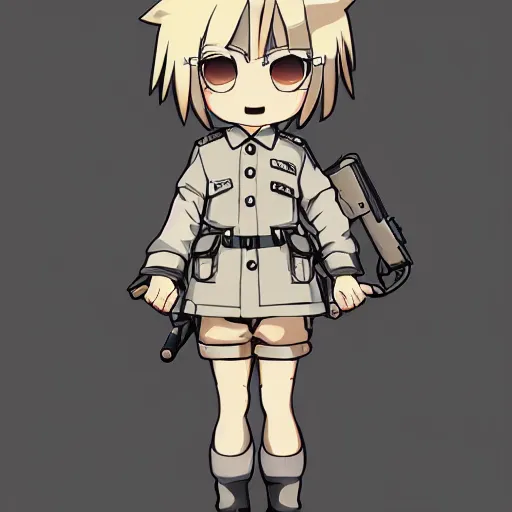 Image similar to beautiful little blonde boy in thigh nazi male uniform. made in abyss art style, inspired by kris from deltarrune, cute detailed artwork, anatomically correct, soft details, ilya kuvshinov, reflection, perfect composition, portrait, illumination, digital art, detailed anime soft face, symmetrical face, western comic, illustration, realistic, nazism