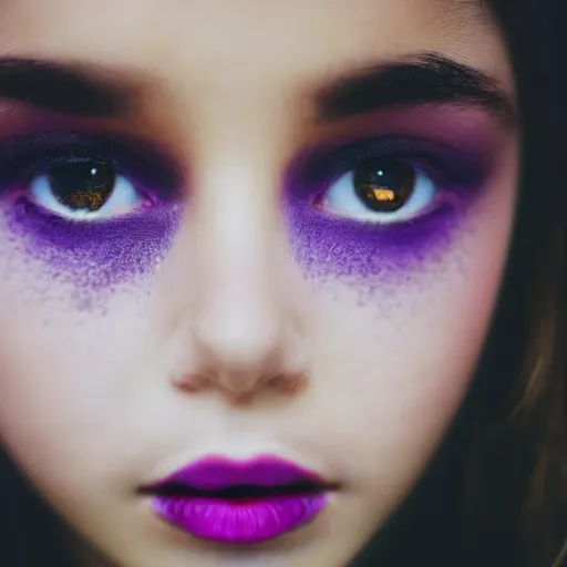 Image similar to photo of a person with violet eyes