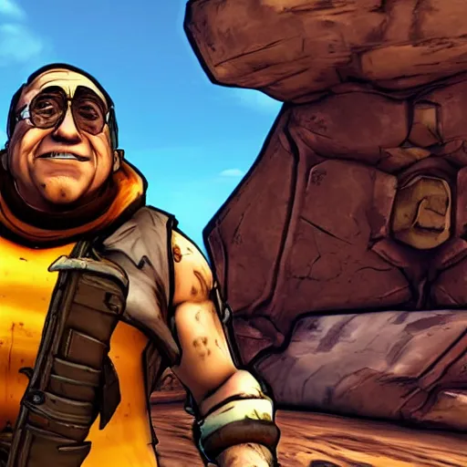 Cel Shaded screenshot of Danny Devito in Borderlands 2 | Stable ...