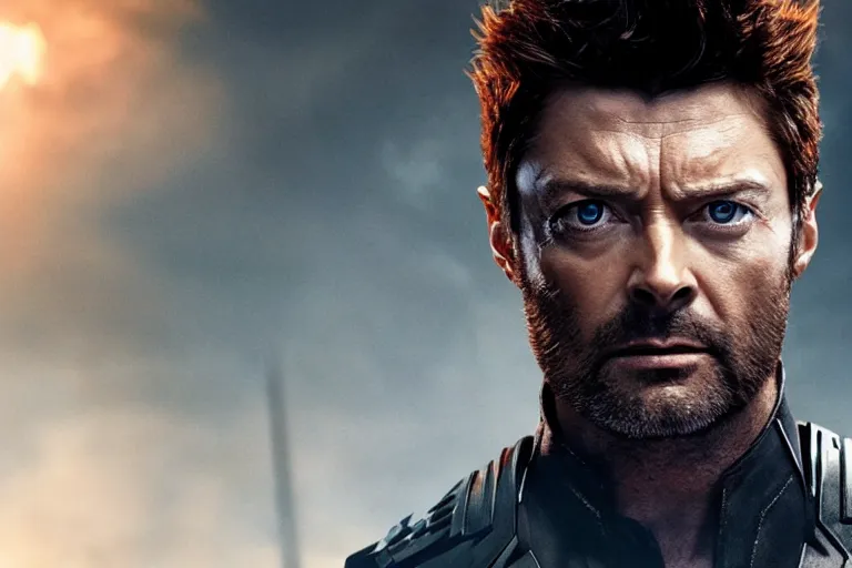 Prompt: film still of Karl Urban as wolverine in new X-men movie, 4k