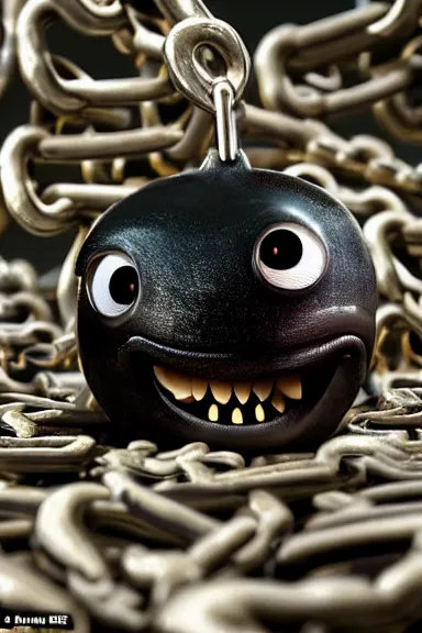 Image similar to very very intricate photorealistic photo of a chain chomp in an episode of game of thrones, photo is in focus with detailed atmospheric lighting, award - winning details