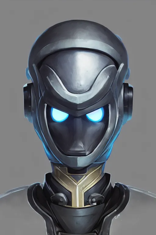 Image similar to epic mask helmet robot ninja portrait stylized as fornite style game design fanart by concept artist gervasio canda, behance hd by jesper ejsing, by rhads, makoto shinkai and lois van baarle, ilya kuvshinov, rossdraws global illumination radiating a glowing aura global illumination ray tracing hdr render in unreal engine 5