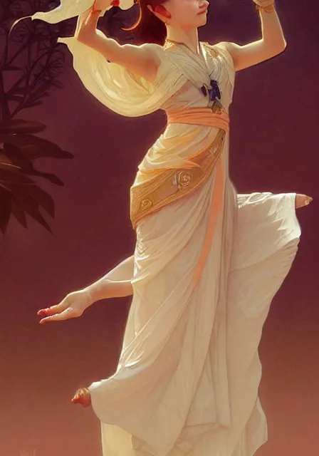 Image similar to zelda dance, intricate, elegant, highly detailed, digital painting, artstation, concept art, smooth, sharp focus, illustration, art by artgerm and greg rutkowski and alphonse mucha and william - adolphe bouguereau