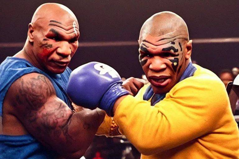 Prompt: mike tyson in fortnite