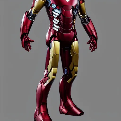 Image similar to iron man suit for ant-man, 4k realistic photo